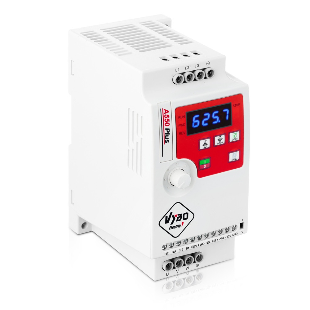 Convertidor de frecuencia 0,75kW 230V A550 Plus VYBO Electric En stock