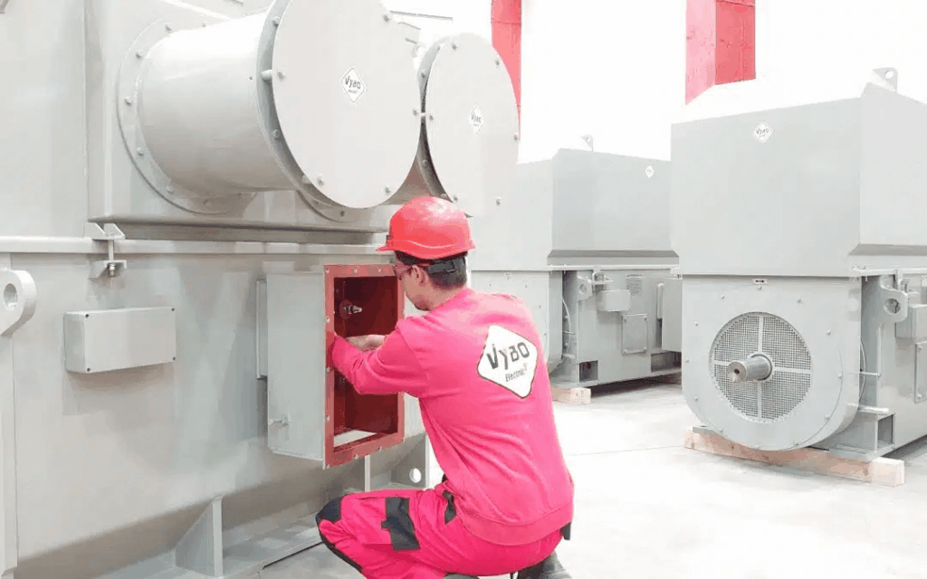 Motor eléctrico asíncrono H27R-500-10 de 800 kW para molino de martillos