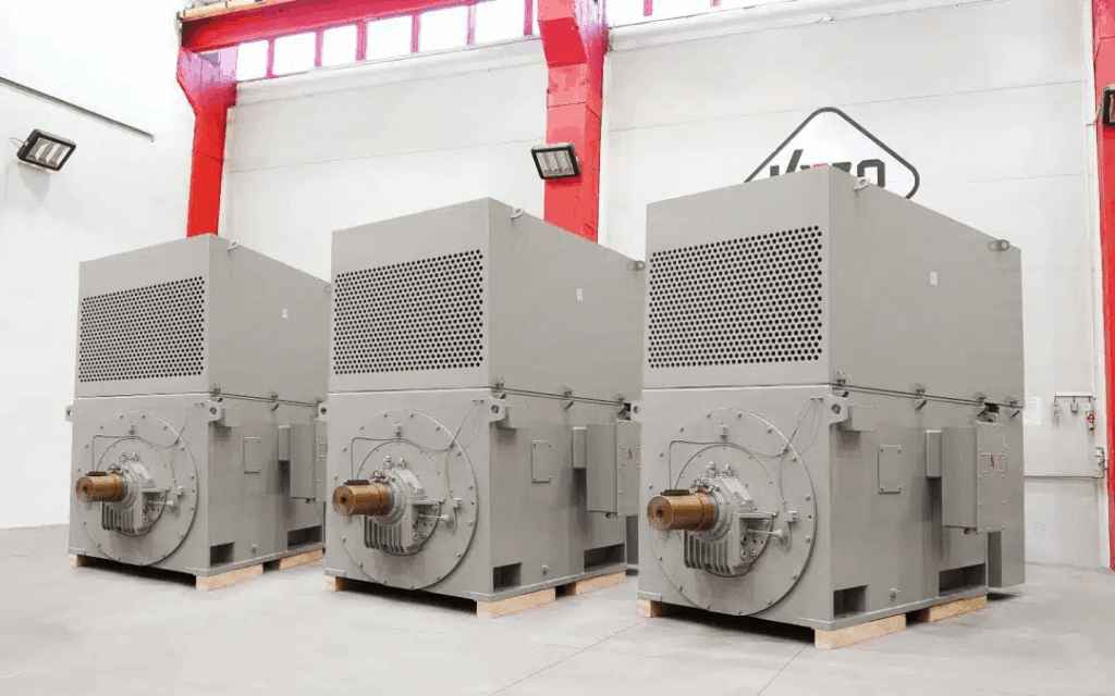 Motores de media tensión de alta eficiencia de 3000 kW y 6000 V para ventiladores