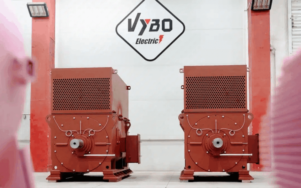 2 motores eléctricos modulares con rotor de barra de cobre H27R-630-06-500 de 1750 kW para ventilador