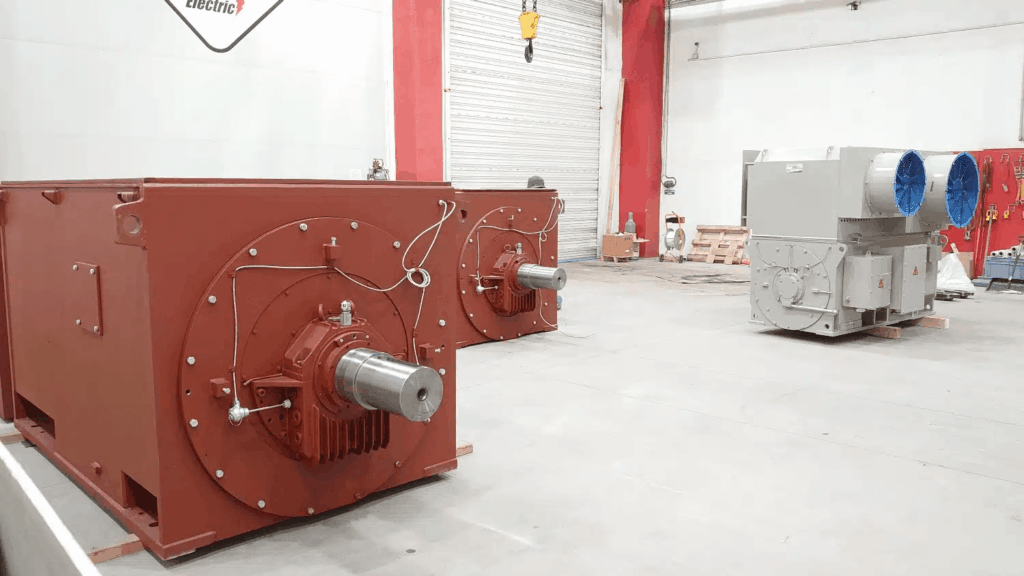 Motores de media tensión de alta eficiencia de 3000 kW y 6000 V para ventiladores