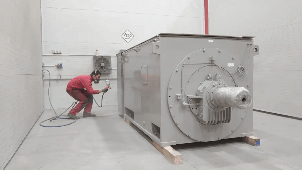 Motores de media tensión de alta eficiencia de 3000 kW y 6000 V para ventiladores