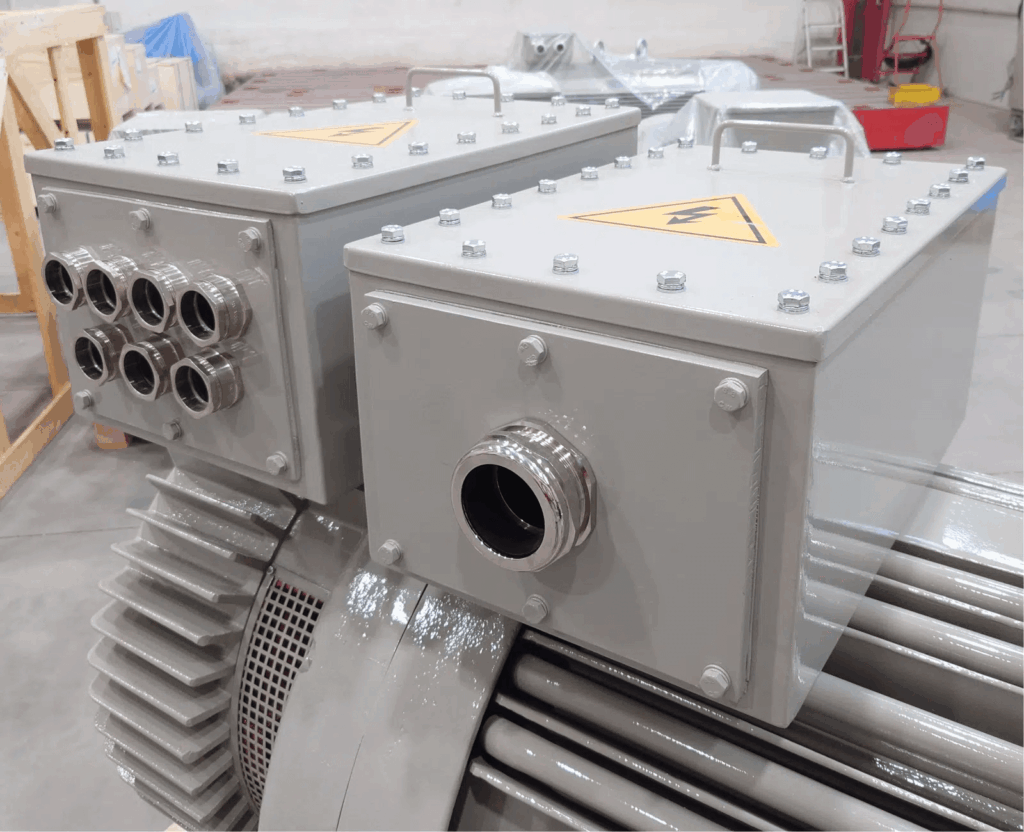 Motor eléctrico asíncrono de 315 kW H17R-SR-355-06-400 para molino de cemento