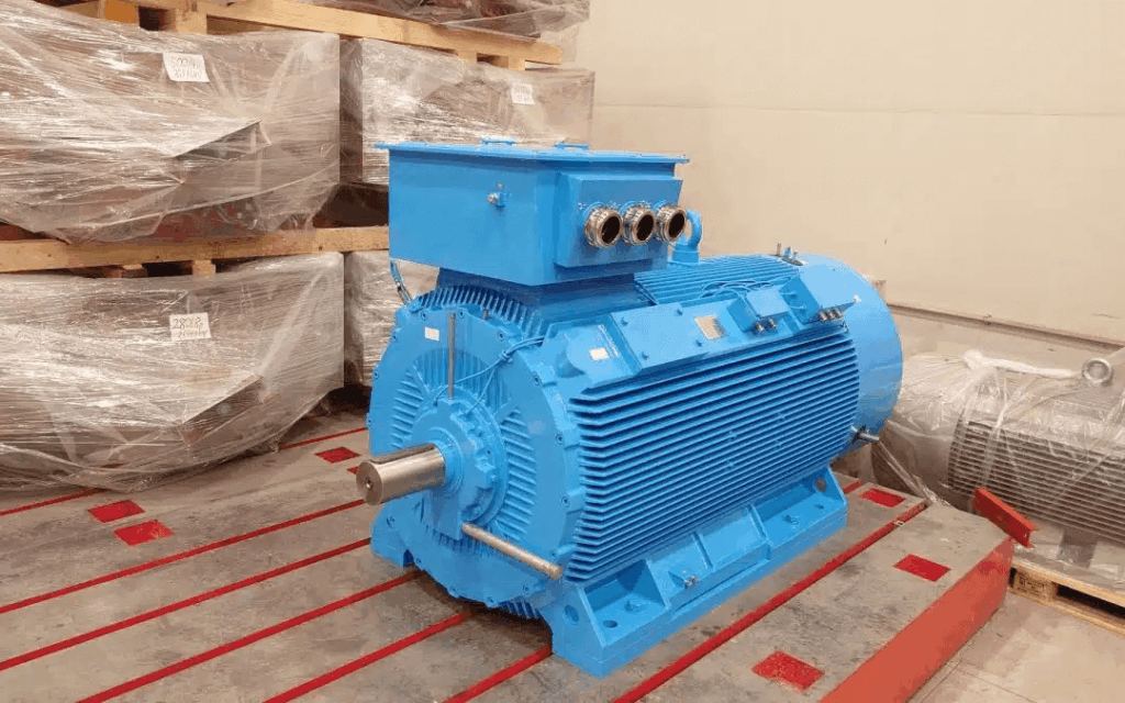 Motor VFD especial con rotor de barra de cobre H17RL-450-06 900kW para ventilador