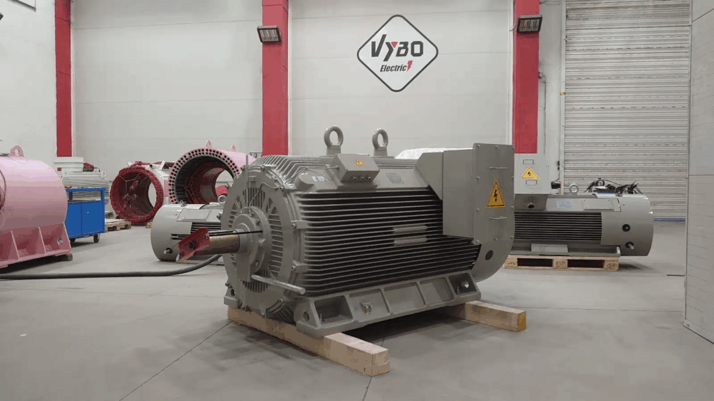 Motor eléctrico especial con rotor de doble jaula de barras de cobre H17RDCR-500-06 630kW