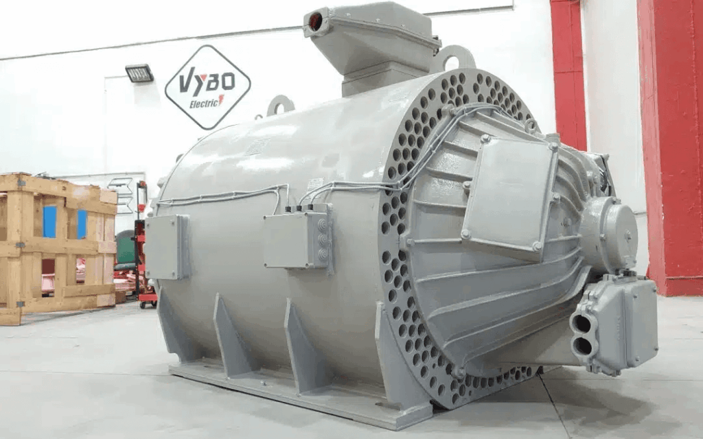 Motor eléctrico asíncrono de anillos rozantes H27R-TB-SR-630-06 950kW para molino