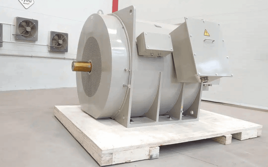 Motor eléctrico asíncrono de anillos colectores de 500 kW H27R-560-06 para molino de martillos