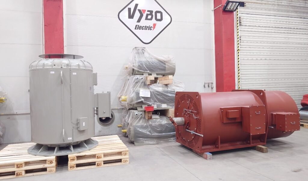 Refrigeración de tubos de media tensión, motor vertical H27R-TB-710-4 1000kW para bomba vertical