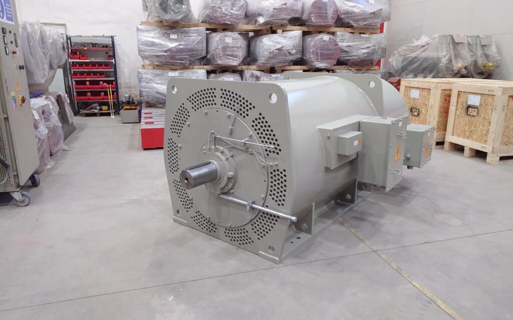 Motor de anillo colector IC511 con refrigeración por tubo especial H27R-TB-SR-630-6 de 1400 kW para molino de cemento