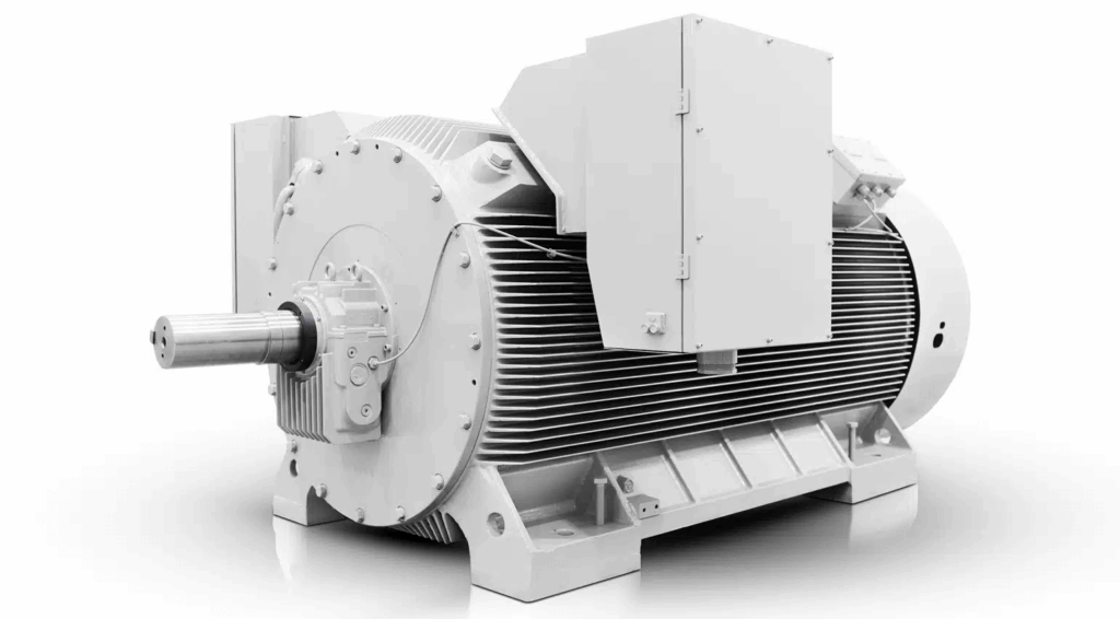 Motor eléctrico de media tensión 2400 kW 6000V con cojinete de deslizamiento para bomba