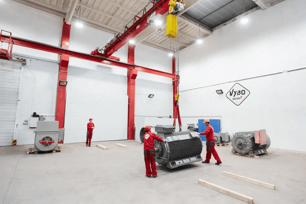 Motor eléctrico compacto de baja tensión VFD H17RL-560-04 1500kW para ventilador