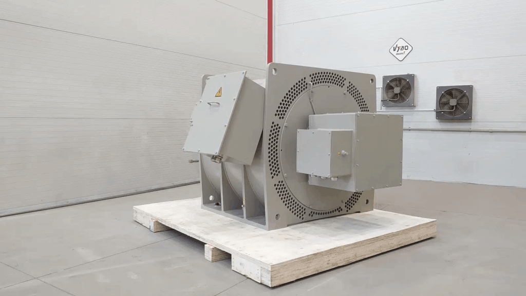 Motor eléctrico asíncrono de anillos colectores de 500 kW H27R-560-06 para molino de martillos
