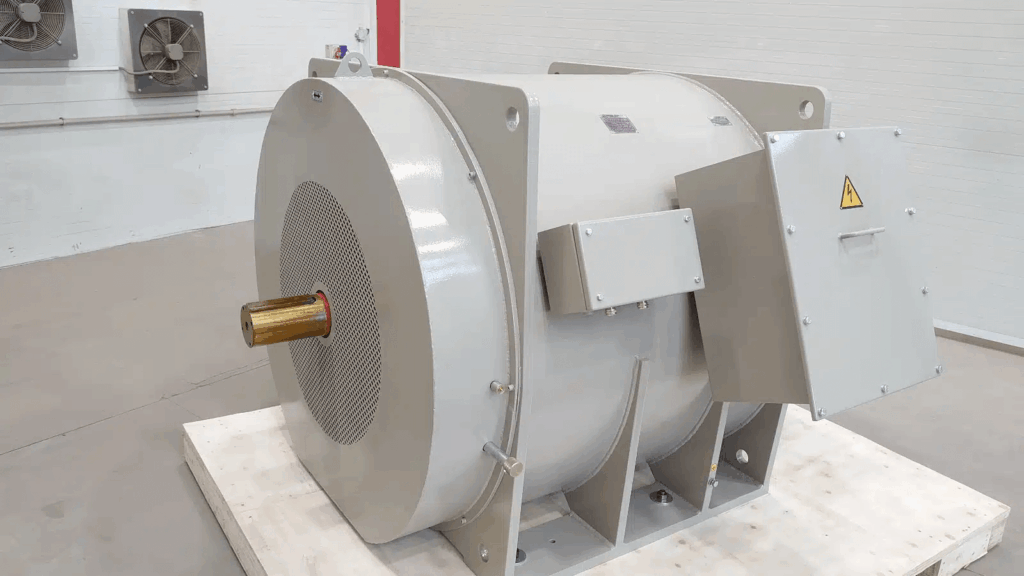 Motor eléctrico asíncrono de anillos colectores de 500 kW H27R-560-06 para molino de martillos