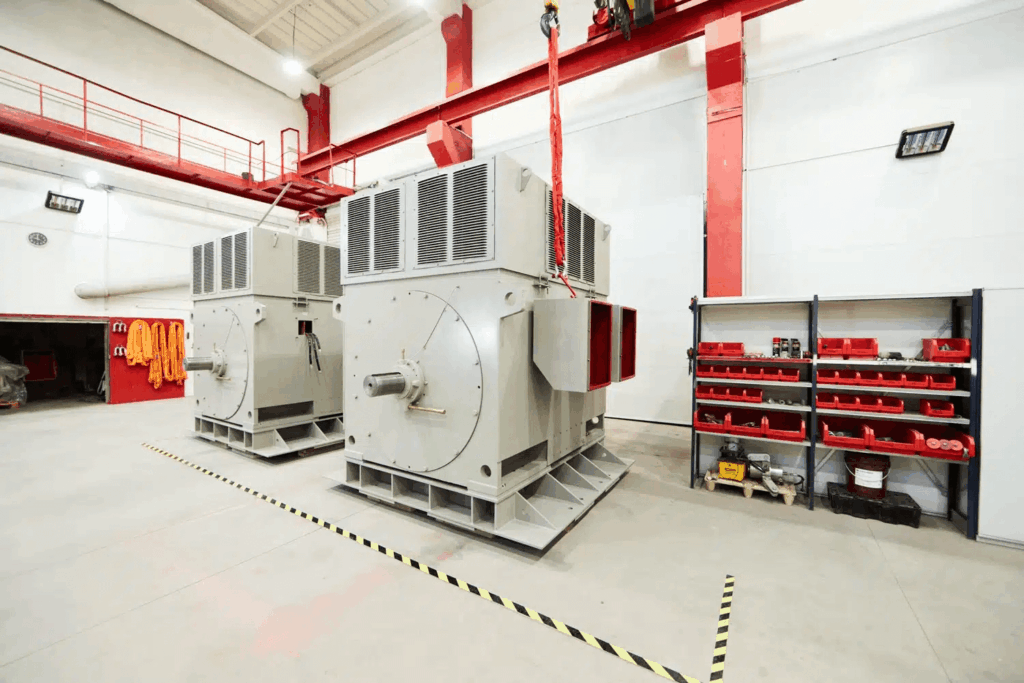 3 piezas Motores eléctricos especiales de alta tensión de doble velocidad H27RG 1700/1000 kW para ventilador de gases de combustión